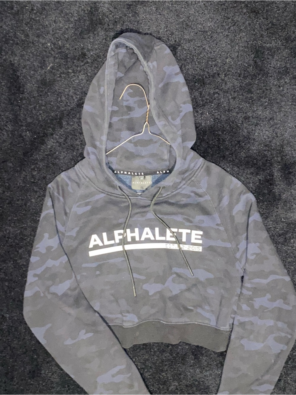 Alphalete Cropped Camo Sweater